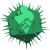 Cell Virus Green Spikey