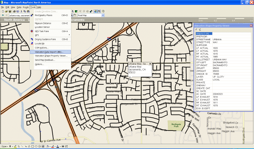 GIS Data Import For Microsoft MapPoint - Free Visio Stencils Shapes ...