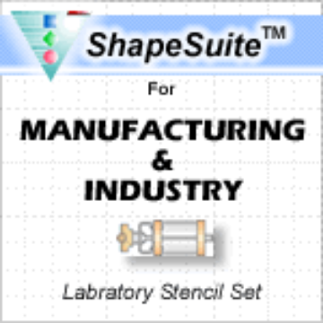 Picture of Manufacturing & Industry - Laboratory Visio Stencil Set